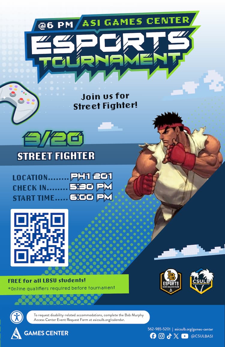 Esports Tournaments6 p.m.PH1 201