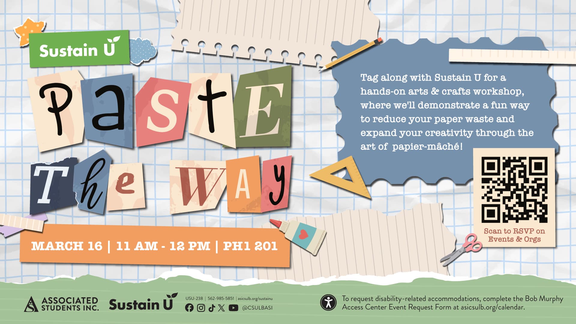 
Sustain U: Paste the Way