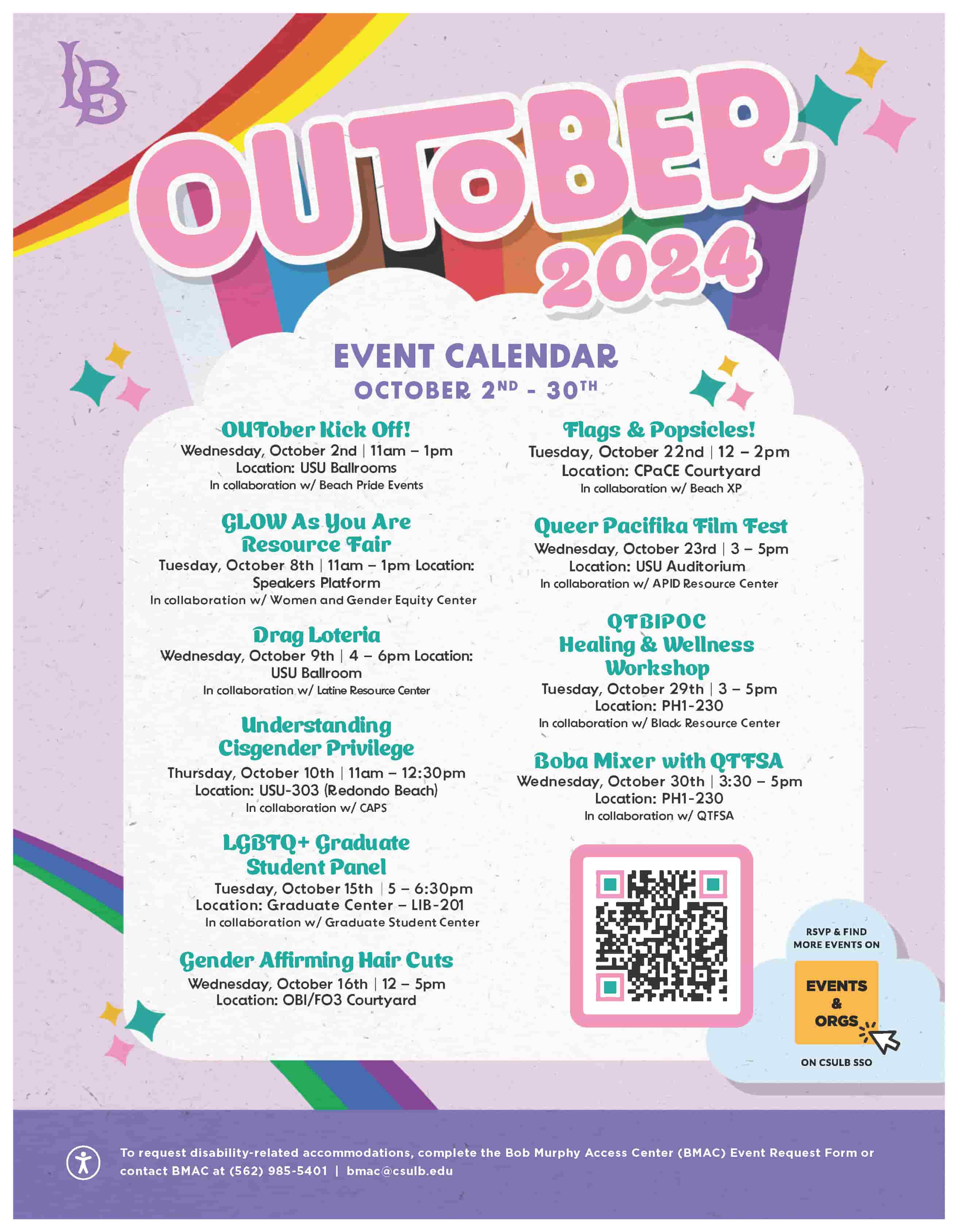 OUTober Kick Off Event Flyer