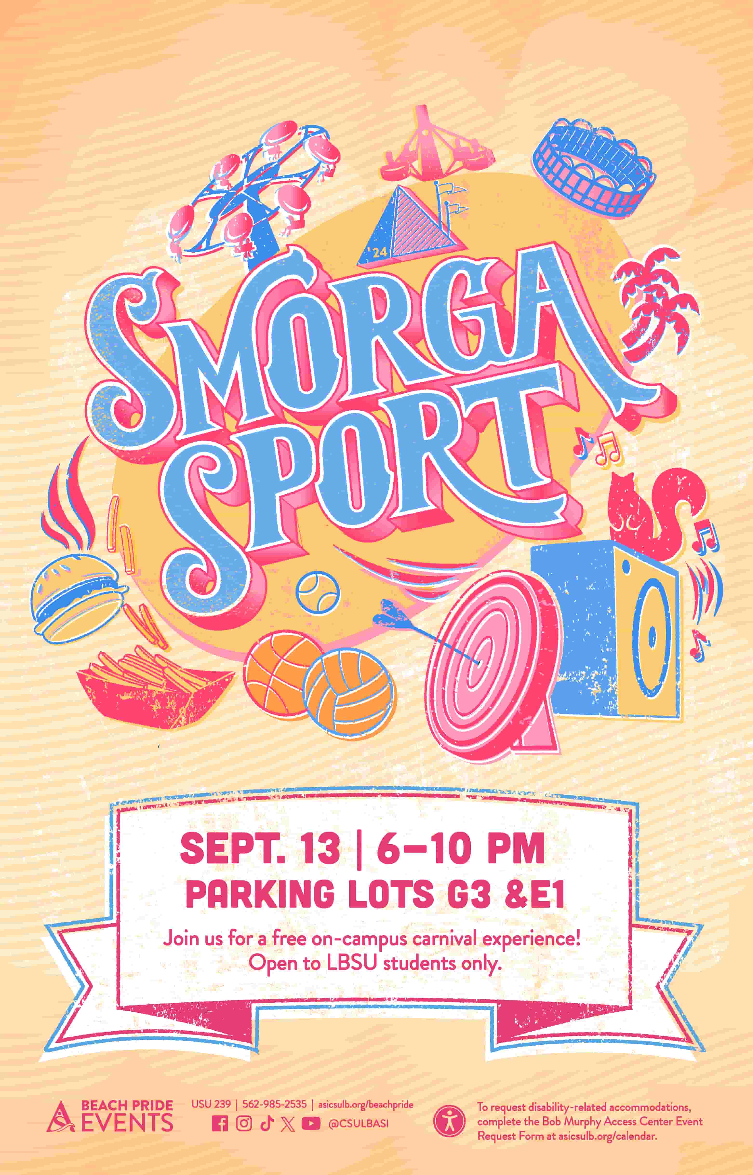 Beach Pride Event - September 13 - Smorgasport