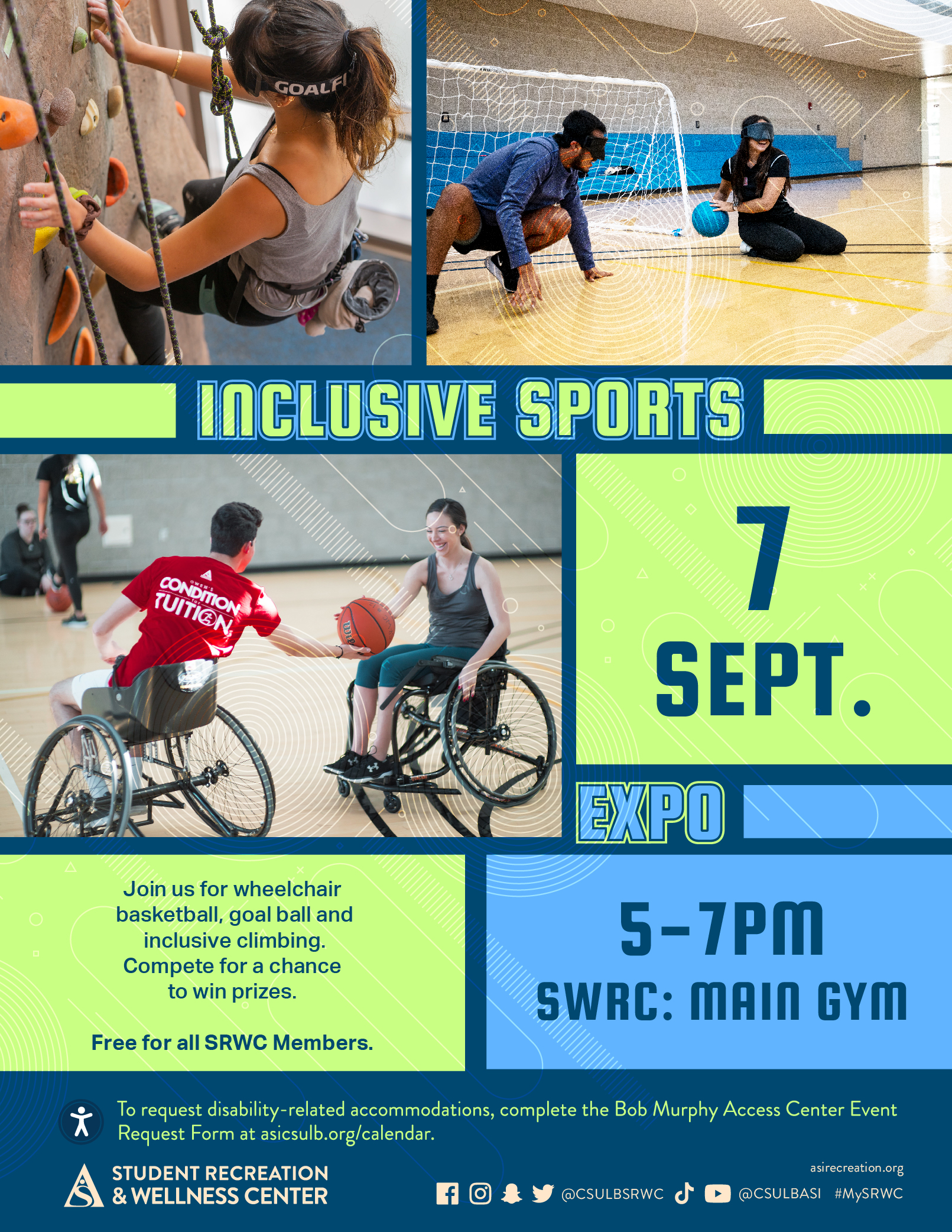 inclusive sports expo poster