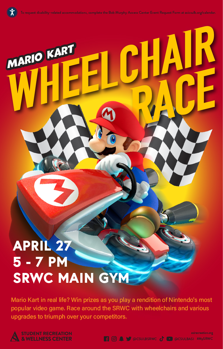 mario cart wheelchair race