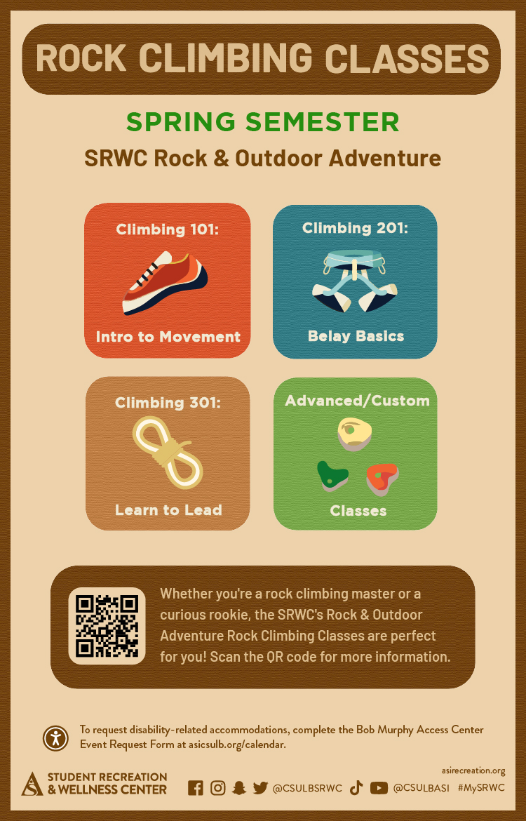 rock climbing classes banner